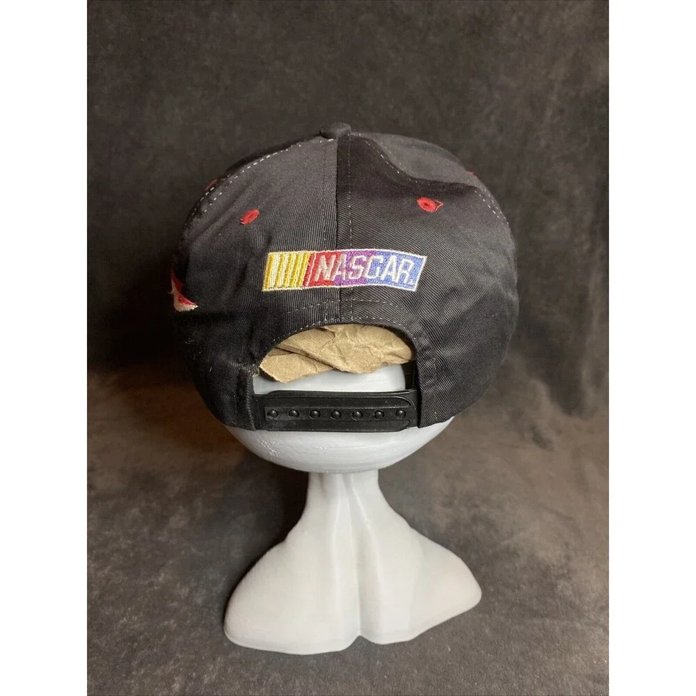 Vintage 90s Dale Earnhardt Sr 3 Geometric Colored Hat CSA Brand Black Adjustable